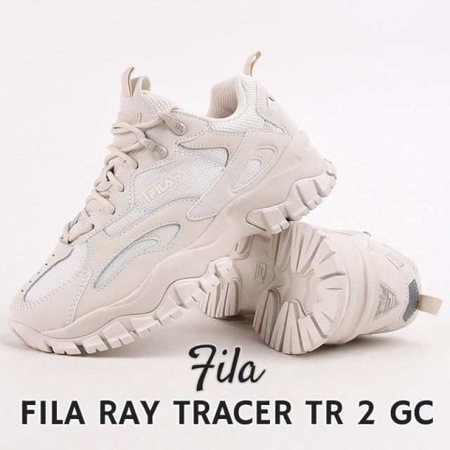 フィラ fila スニーカー レディース カジュアル シューズ ファッション シンプル ローカット スポーツ ストリート RAY TRACER TR  2 GC USS24001 103 白の通販はau PAY マーケット - sports アイビー | au PAY マーケット－通販サイト