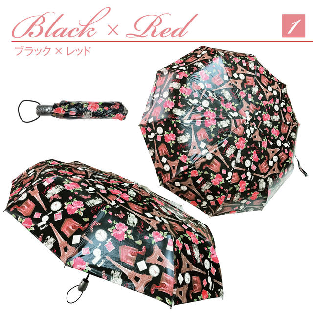 COACH 花柄 折りたたみ傘 収納ケース付き　リリー　タグ有り 折りたたみ傘 レディース 自動開閉 かわいい 大きい 花柄 丈夫