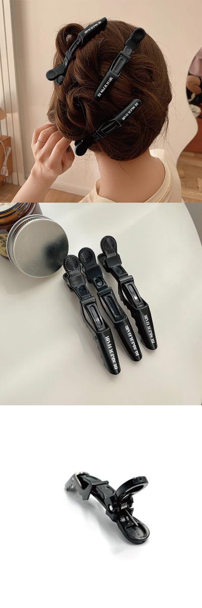 ヘアクリップ ワニクリップ 6本セット BUSKER HAIR バスカーヘア 韓国