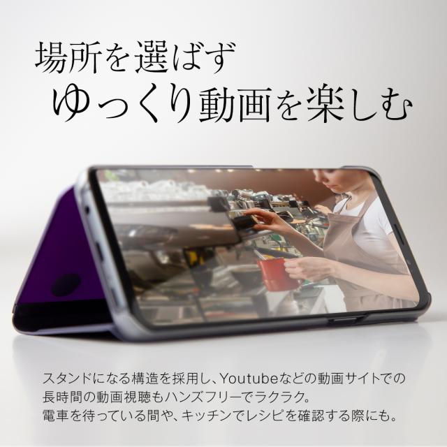 Galaxy S7 edge SC-02H / SCV33 半透明手帳型ケース