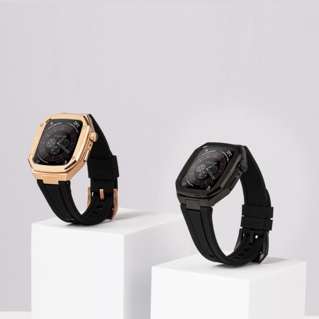 AppleWatch 一体型バンド メタルバンド ラバーバンド