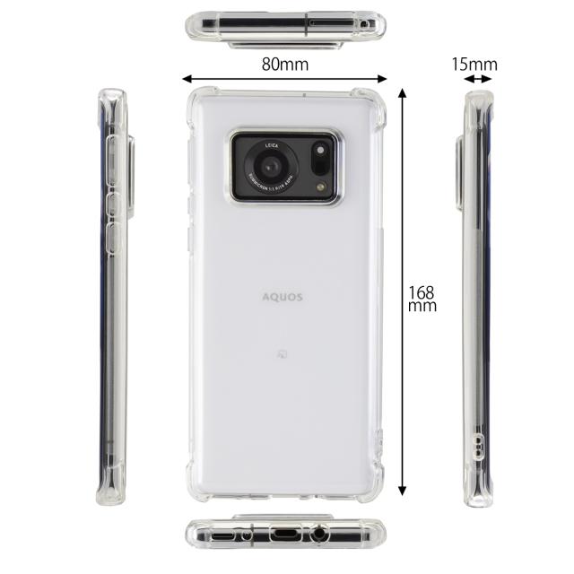 AQUOS R6 SH-51B 耐衝撃TPUクリアケース