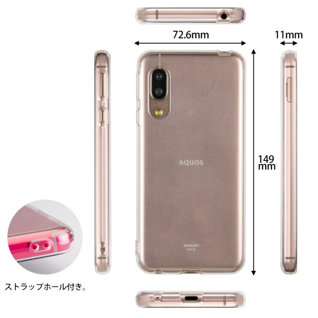 AQUOS sense3 sense3lite SH-02M SHV45 SH-RM12 TPU クリアケース