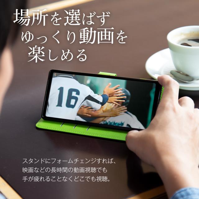 Galaxy A30 SCV43 レザー手帳型ケース