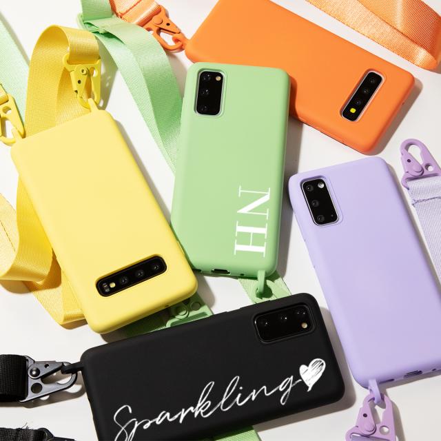 Galaxy S10 SC-03L SCV41 Galaxy S20 5G SC-51A SCG01 名入れ対応 ショルダー型ストラップケース