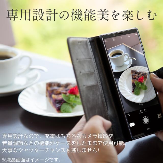 Galaxy Note10+ SC-01M SCV45 アンティークレザー手帳型ケース