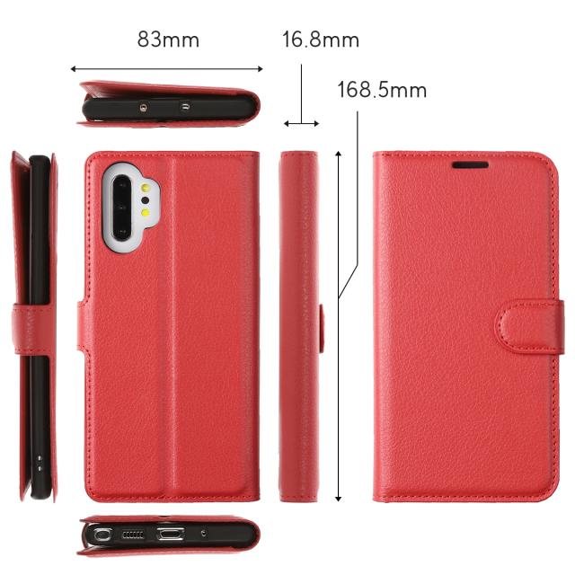 Galaxy Note10+ SC-01M SCV45 レザー手帳型ケース