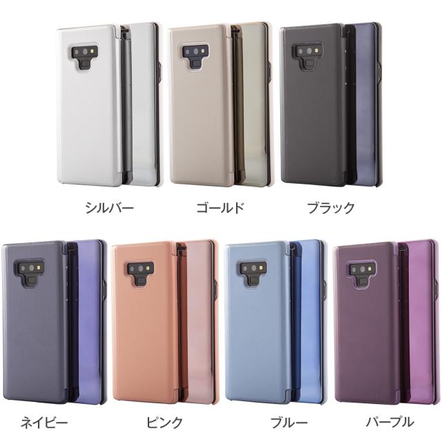 スマホケース Galaxy Note9 SC-01L SCV40 半透明手帳型ケース