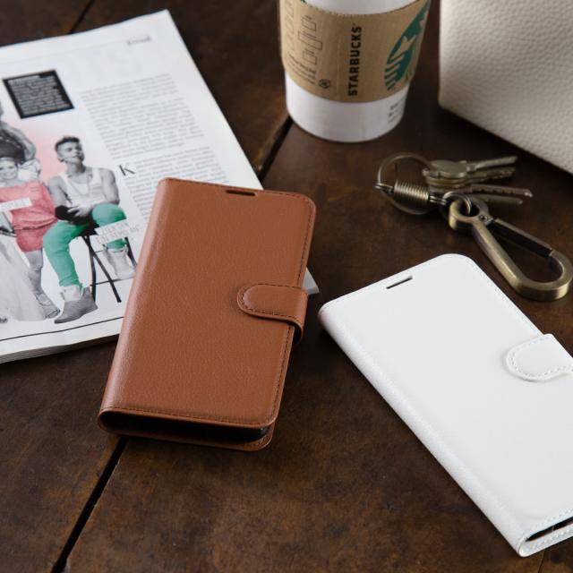 Galaxy S10 レザー手帳型ケース