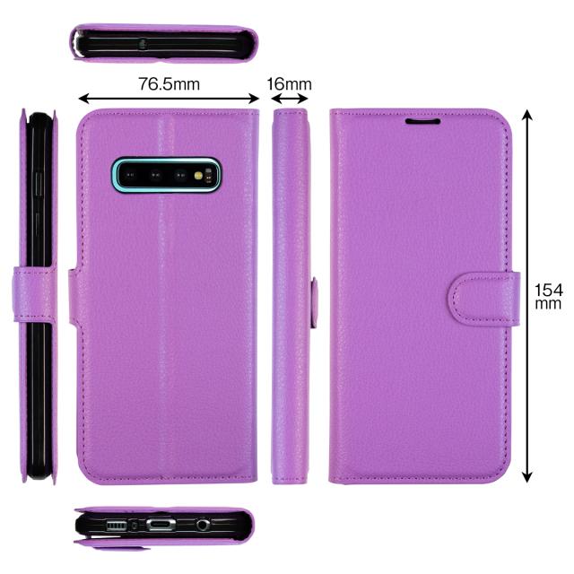 Galaxy S10 レザー手帳型ケース
