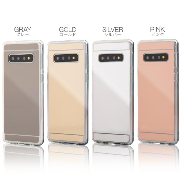 Galaxy S10 SC-03L SCV41 背面ミラー TPU ケース