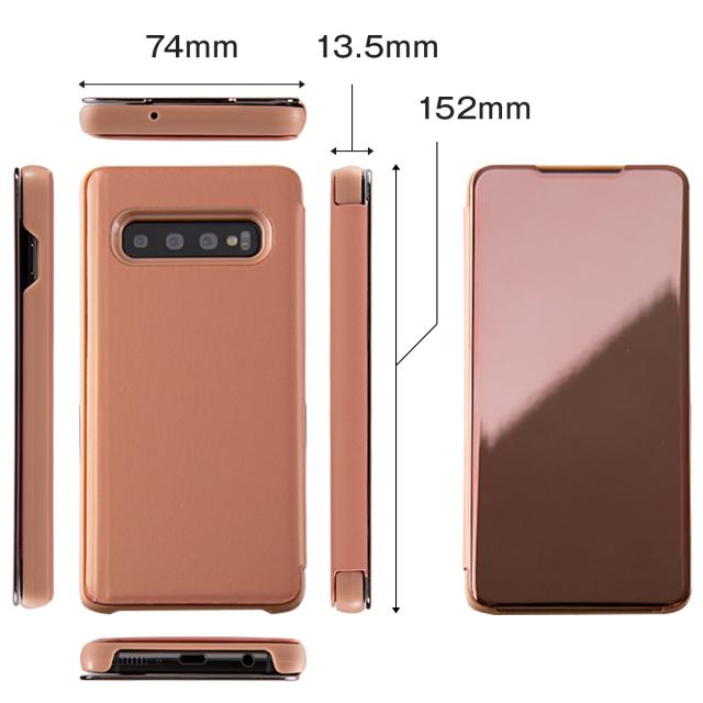 Galaxy S10 半透明手帳型ケース