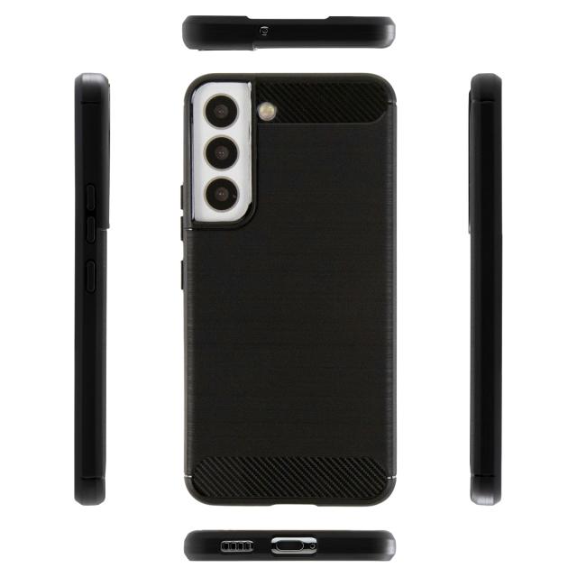 Galaxy S22 Galaxy S22+ Galaxy S22 Ultra カーボン調TPUケース