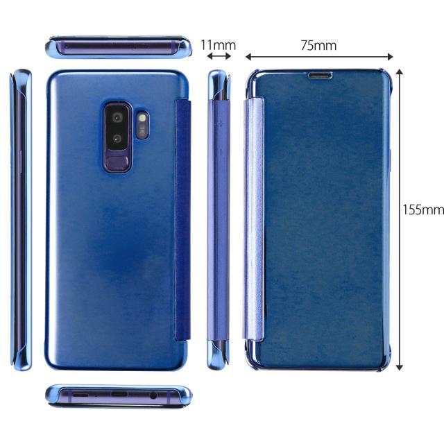 Galaxy S9+ 半透明手帳型ケース