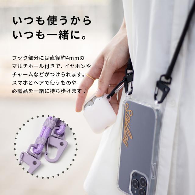 iPhone 各機種対応 クリア クロスボディケース