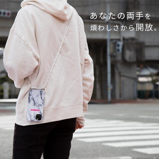 iPhone12mini iPhone 12 iPhone 12Pro iPhone12ProMax iPhone11 iPhone11Pro iPhone11ProMax iPhone7/8/se2 iPhone X/Xs 名入れ対応 大理石調ショルダー型ストラップケース
