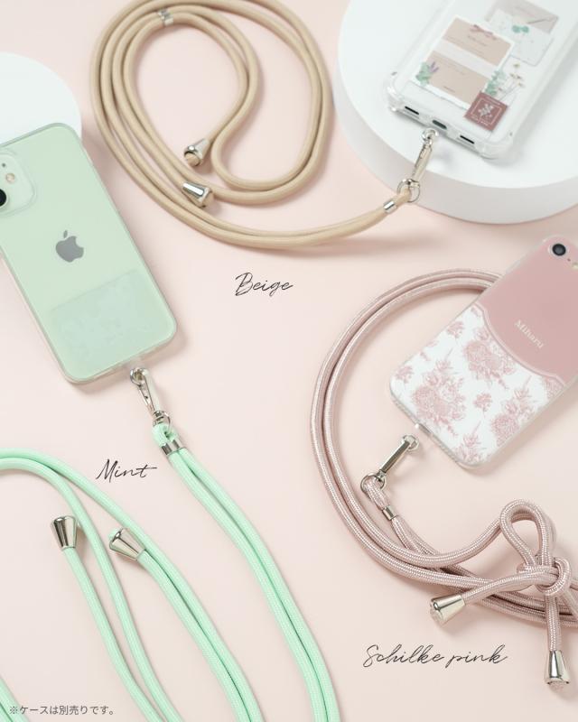 スマホショルダー ニュアンスカラー ストラップ スマホストラップ ショルダー