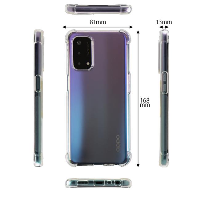 OPPO A54 5G OPG02 耐衝撃TPUクリアケース