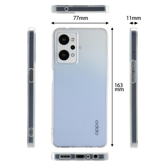 OPPO Reno7 A  A001OP A201OP OPG04 TPU クリアケース