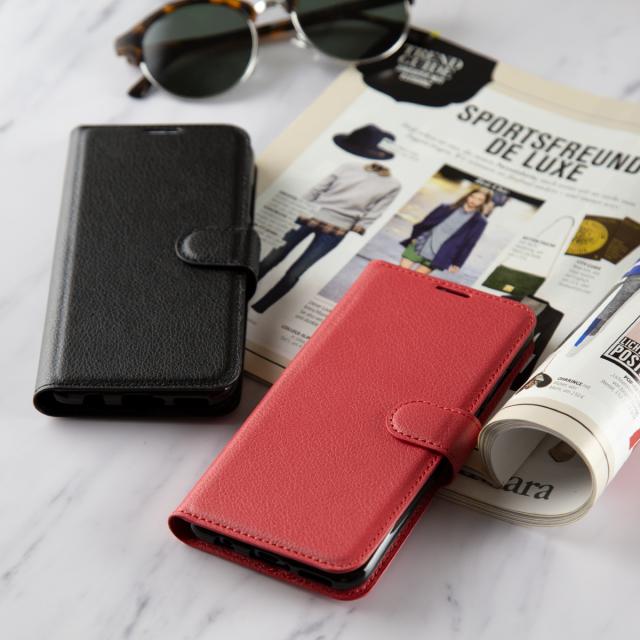 P30 Lite レザー手帳型ケース