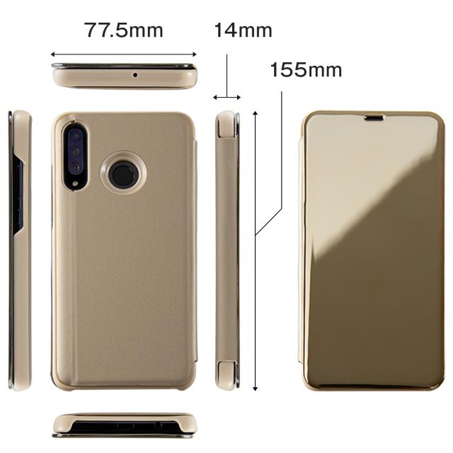 P30 Lite 半透明手帳型ケース