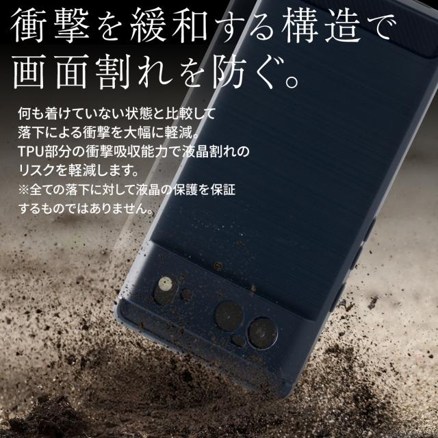 Google Pixel 6 Google Pixel 6 Pro カーボン調TPUケース