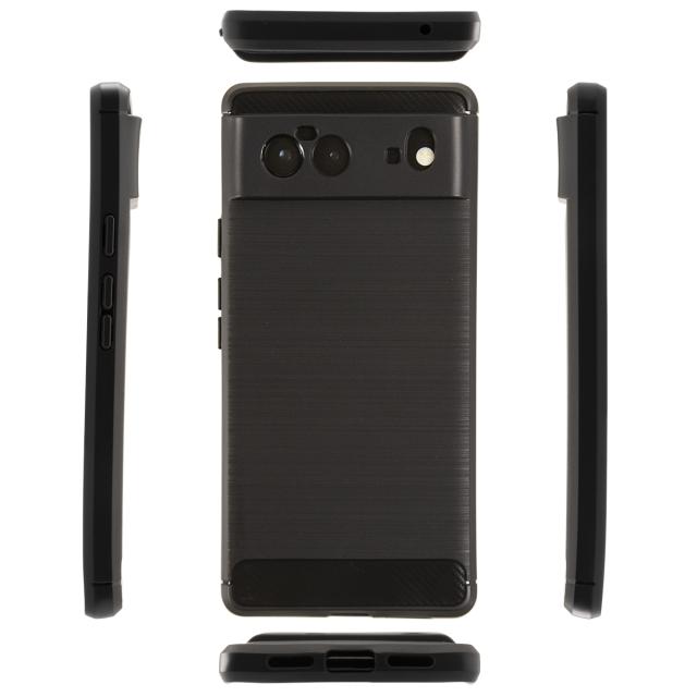 Google Pixel 6 Google Pixel 6 Pro カーボン調TPUケース