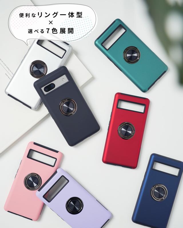 Google Pixel 7a リング付き耐衝撃ケース
