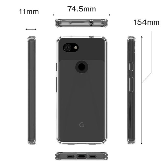 Pixel 3a 耐衝撃TPUクリアケース