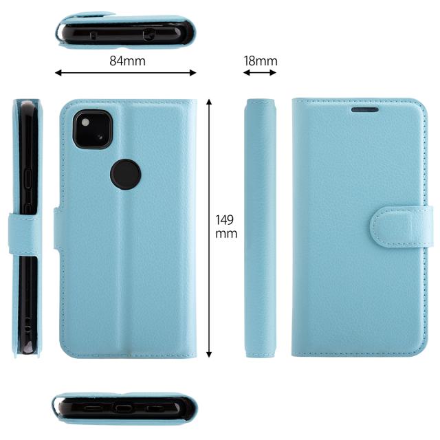 Google Pixel 4a レザー手帳型ケース