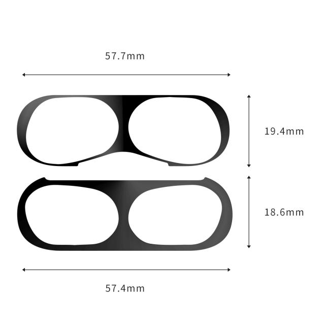 AirPodsPro メタル ダストガード