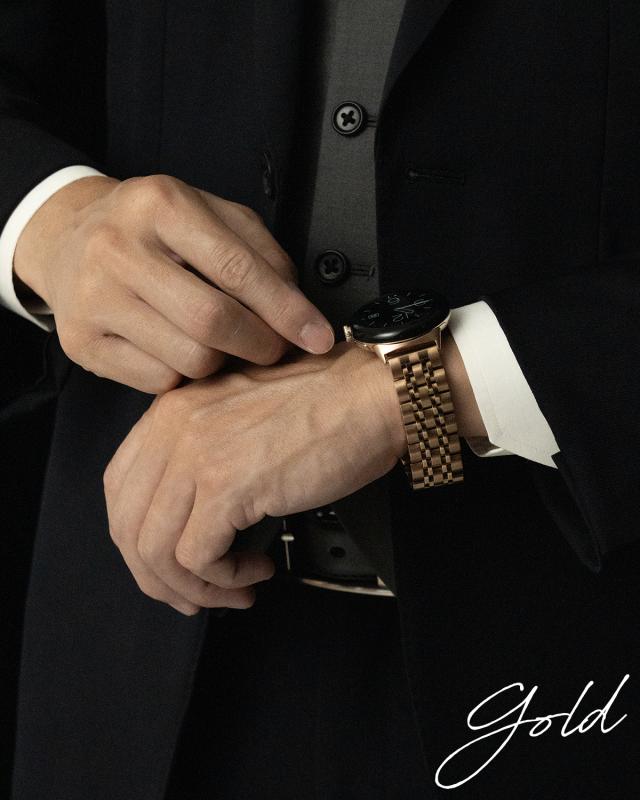 Pixel Watch 7連ステンレス メタル バンド