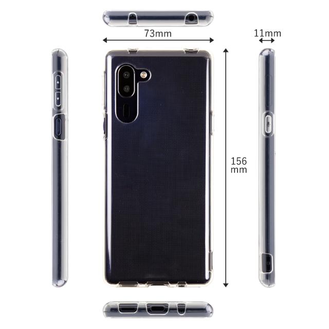 シンプルスマホ5 A001SH TPU クリアケース