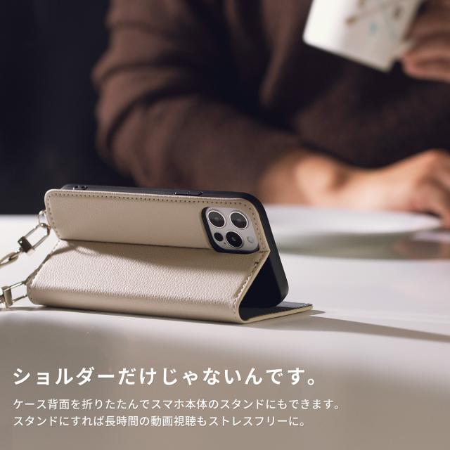 OPPO 文字入れ対応 手帳ショルダー型レザーケース