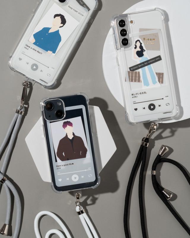 aroows We ミュージックプレーヤー風フレーム　スマホショルダー