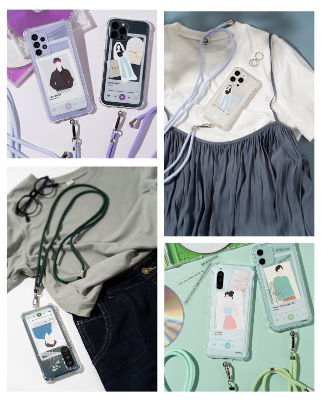 aroows We ミュージックプレーヤー風フレーム　スマホショルダー