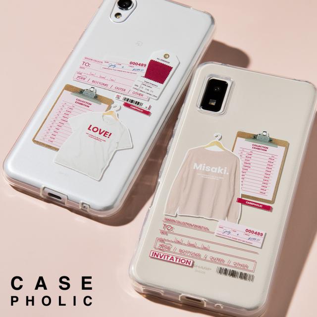 arrows 各機種 オーダーシート風コラージュソフトケース