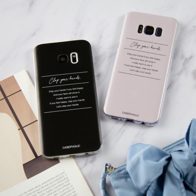 Galaxy 英詩 TPUケース