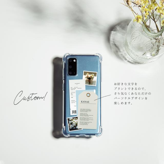 Galaxy 全機種対応 スマホケース フラワースクラップ