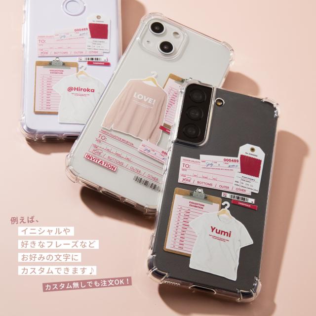 Galaxy 各機種 オーダーシート風コラージュソフトケース