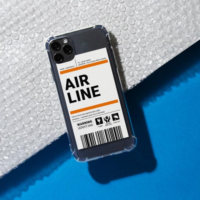 出荷ラベルモチーフ iPhone スマホケース