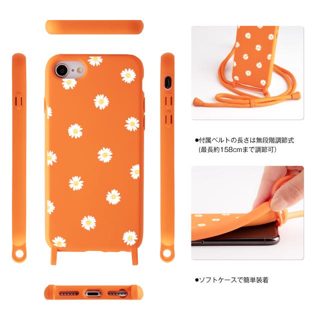 iPhone12 iPhone11 iPhone se 第2世代 名入れ対応 花柄 クロスボディケース