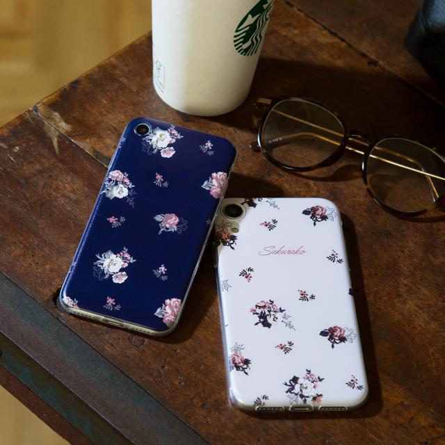 iPhone バラ 花柄 TPUケース