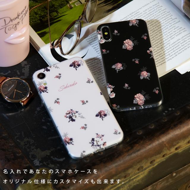 iPhone バラ 花柄 TPUケース