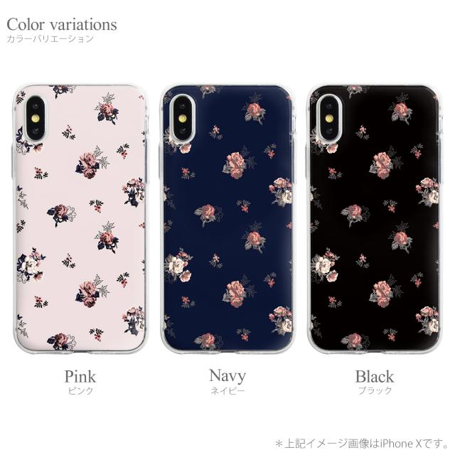 iPhone バラ 花柄 TPUケース