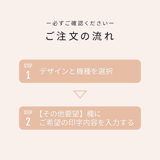 iPhone 招待状モチーフの花柄カスタムケース　Floral invitation