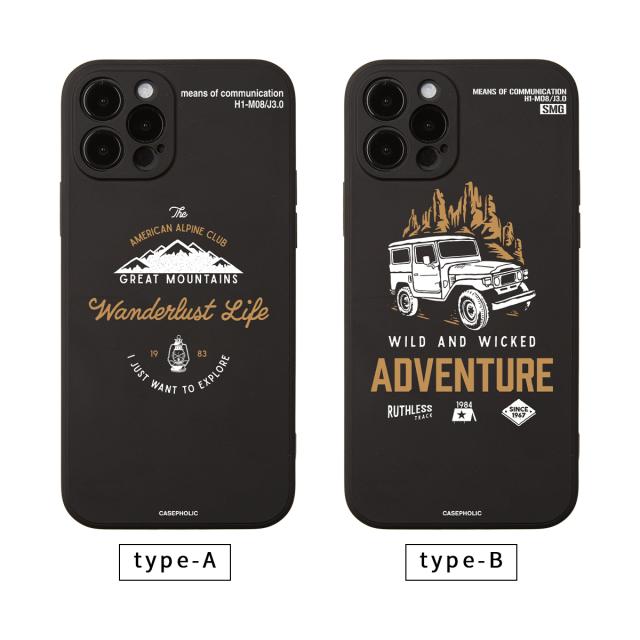 iPhone  各機種 アウトドア 名入れ対応 スマホケース