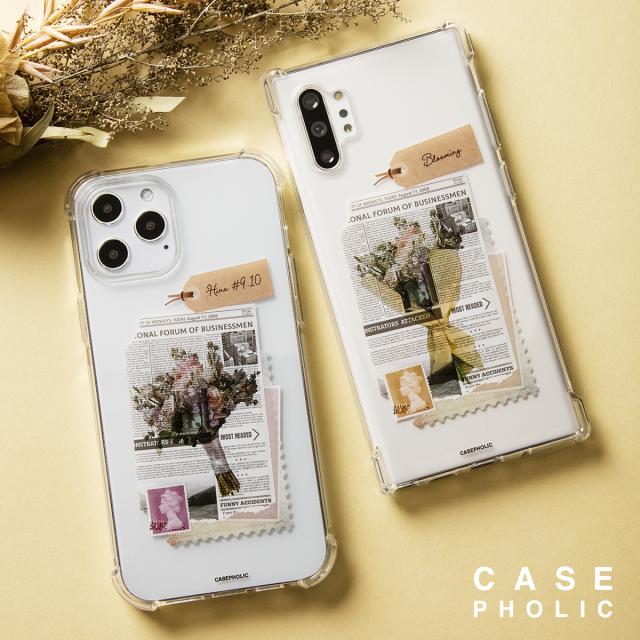 iPhone 名入れ対応 ワックスペーパーモチーフ スマホケース