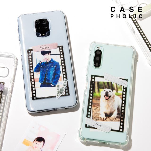 Xiaomi 名入れ対応 フィルムフレーム柄 スマホケース