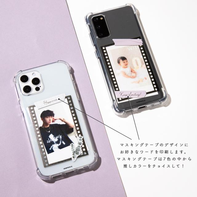 Xiaomi 名入れ対応 フィルムフレーム柄 スマホケース